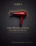 Veréa quick-dry ionic hair dryer